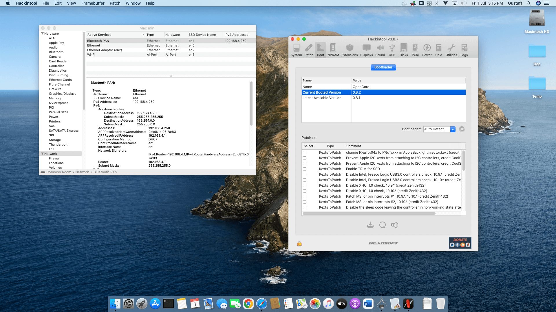 Intel NUC Kit NUC8i7BEH [CoffeeLake + Intel Iris Graphics 655]   OpenCore 8